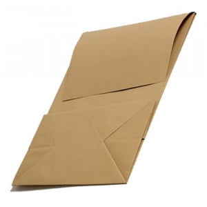 Plic B4 250 x 353 mm Kraft natur lipire siliconica 120 g/mp 100/cutie burduf 15cm