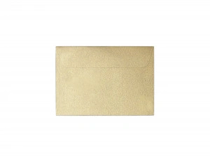 Plic B7 (88 x 125mm) decorativ color auriu Pearl