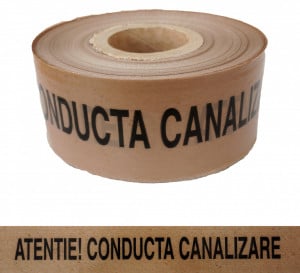 Banda avertizoare canalizare 10 cm/500 m