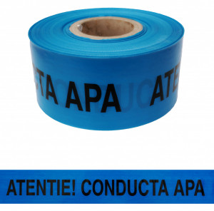 Banda avertizoare apa 10 cm/500 m