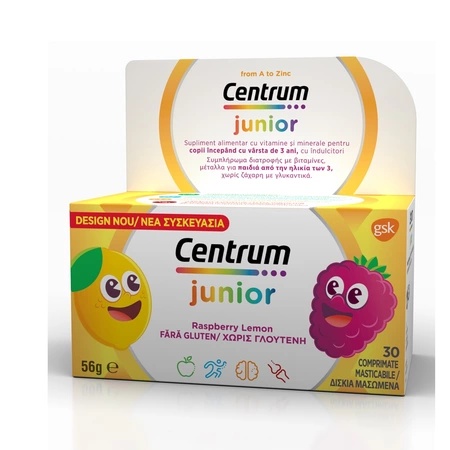 Centrum Junior A-Z x 30 comprimate masticabile