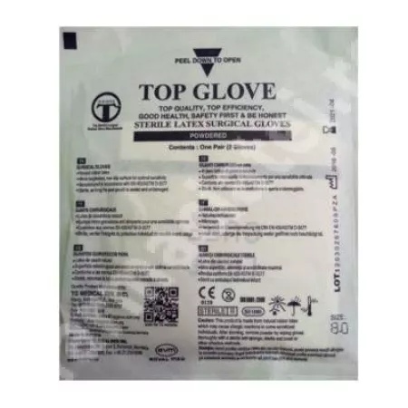 Manusi Chirurgicale Nr. 8 x 2 bucati, TopGlove