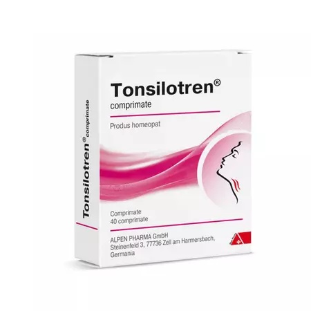 Tonsilotren x 40 comprimate