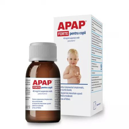 Apap Forte pentru copii 40mg/ml x 85ml