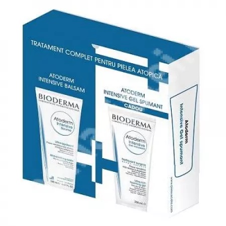 Bioderma Atoderm Intensiv Balsam x 200ml+ Bioderma Atoderm gel spumant x 200ml