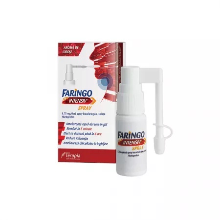 Faringo Intensiv spray bucofaringian x 15ml