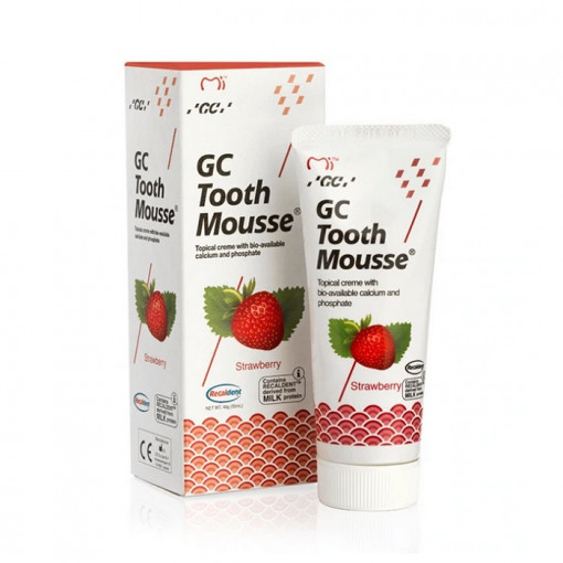 GC Tooth Mousse Pasta de dinti remineralizanta Capsuni x 40 grame