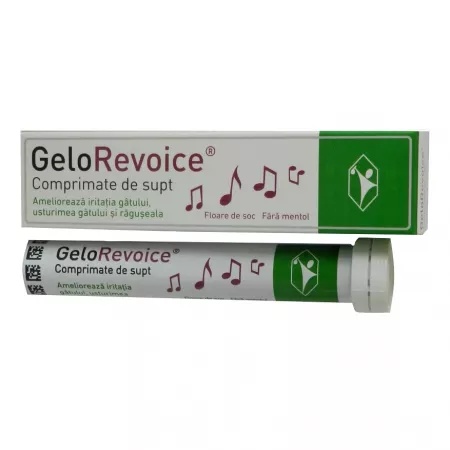 GeloRevoice Flori de soc x 20 comprimate de supt