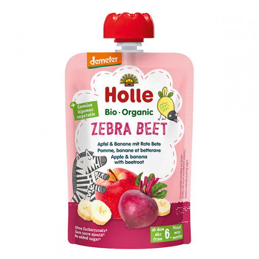 Holle Piure BIO cu banane si sfecla x 100 grame