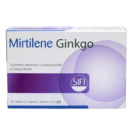 Mirtilene Ginkgo-cpr. x 30-Oftafarma RO