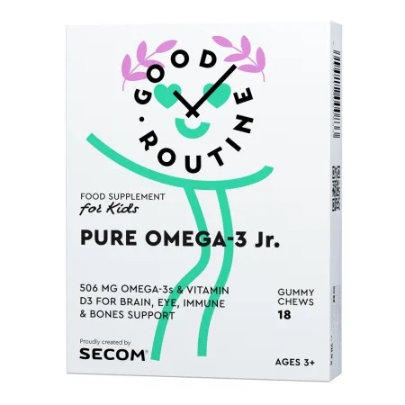 Secom Good Routine Pure Omega-3 Junior x 18 jeleuri