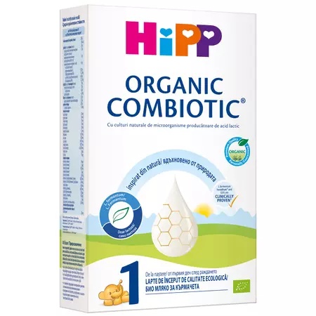Hipp Organic Combiotic 1, formula de lapte de inceput pentru sugari x 300 grame