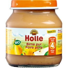 Holle Piure BIO de pere pentru bebelusi x 125 grame