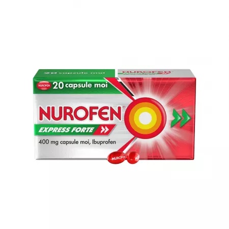 Nurofen Express Forte 400mg x 20 capsule moi