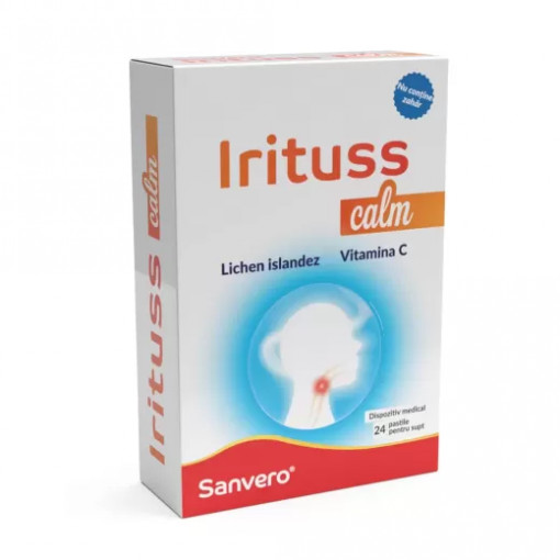 Sanvero Irituss Calm x 24 comprimate de supt