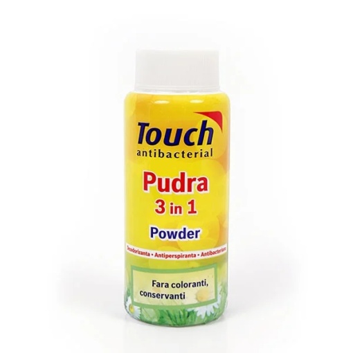 Touch Pudra antibacteriana 3 in 1 x 100 grame