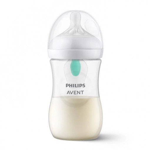 Avent Biberon Natural Response Airfree cu tetina 1 luna + x 260ml (cod SCY673/01)