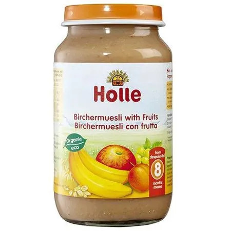 Holle Piure BIO cu Musli si fructe x 220 grame