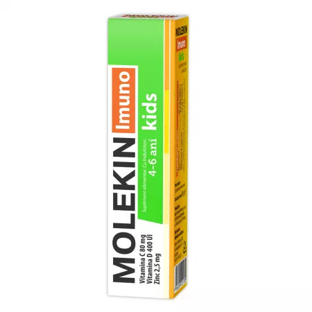 Zdrovit Molekin Imuno Kids 4-6 ani x 20 comprimate efervescente