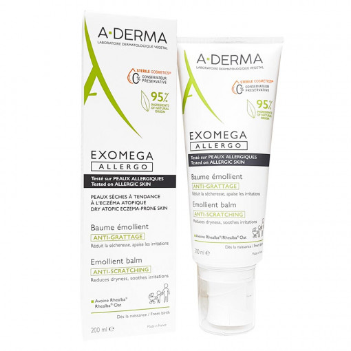 Aderma Exomega Allergo Balsam emolient x 200ml