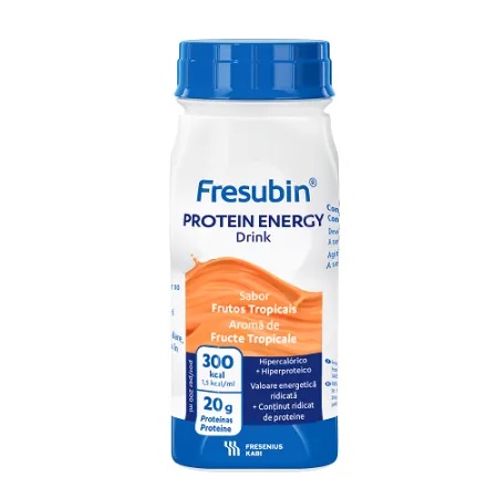 Fresubin Protein Energy Drink Fructe Tropicale 200 ml x 4 flacoane