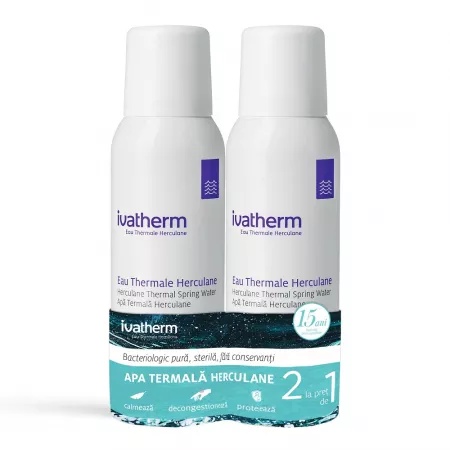 Ivatherm pachet apa termala 100ml x 2 bucati