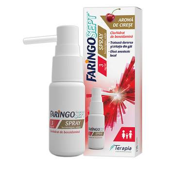 Faringosept 3 mg/ml spray bucofaringian x 30 ml