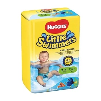 Huggies scutece de apa Little Swimmers tip chilotei 7-15 kg x 12 bucati