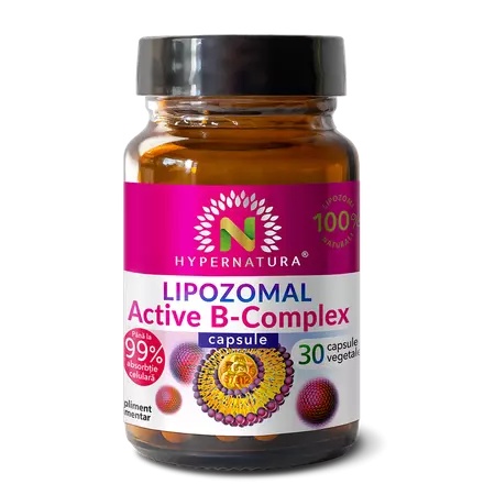 Hypernatura Lipozomal Active B-Complex x 30 capsule vegetale