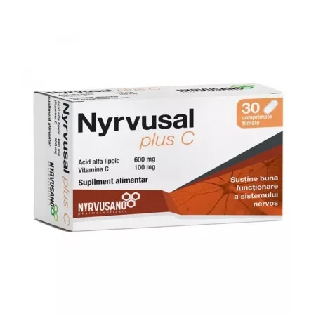 Nyrvusal Plus C x 30 comprimate filmate