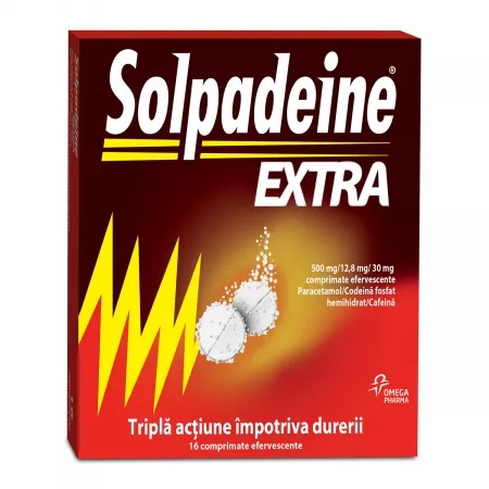 Solpadeine Extra x 16 comprimate efervescente