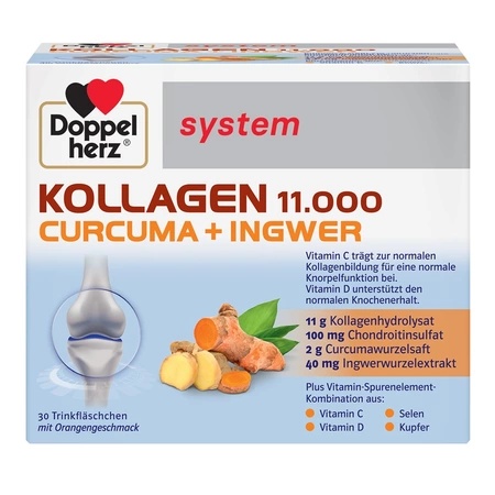 DoppelHerz System Kollagen 11000 Curcuma si Ghimbir x 30 fiole