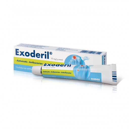 Exoderil crema 10mg/g x 15 grame
