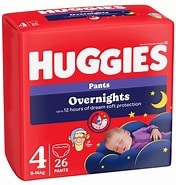 Huggies scutece de noapte Overnights nr. 4 (9-14 kg) x 26 bucati