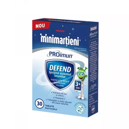 Minimartieni PROimun Defend, de la 3 ani x 30 tablete