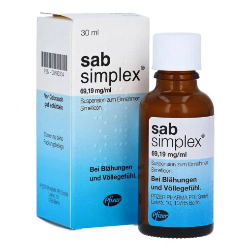 Sab Simplex 69.19mg/ml-susp.orala x 30ml-Pfizer Europe MA EEIG BE