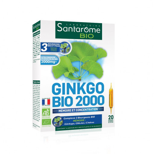 Santarome Ginkgo Bio 2000 x 20 fiole