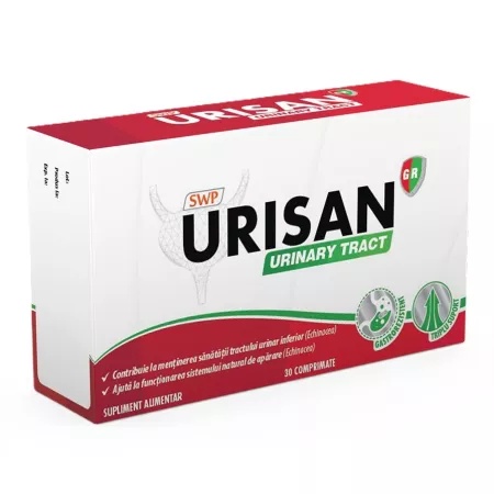 SunWave Urisan Urinary Tract x 30 comprimate