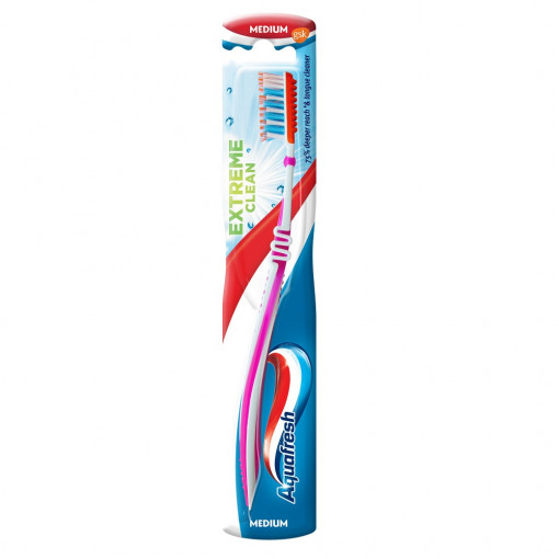 Aquafresh Periuta Dinti Extreme Clean Medium-Gsk