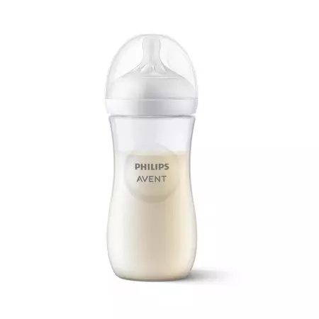 Avent Biberon Natural response cu tetina de la 3 luni x 330ml (cod SCY906/01)