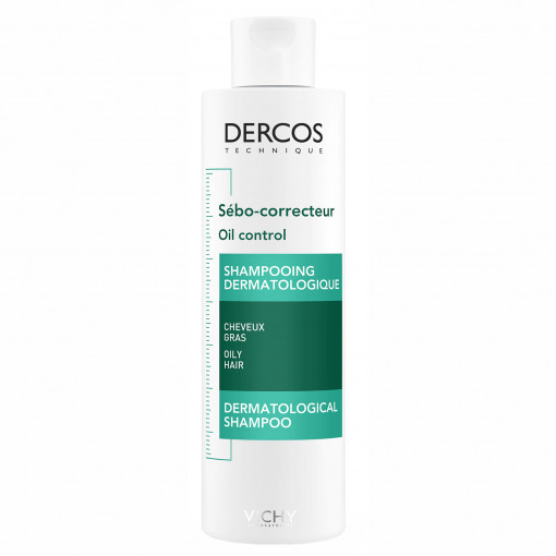 Vichy Dercos Sampon-Tratament Sebocorector Par Gras x 200ml