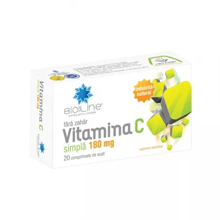 Vitamina C simpla x 20 comprimate, Helcor