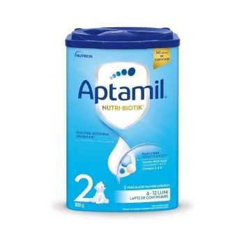 Aptamil Nutri-Biotik 2, formula de lapte praf 6-12 luni x 800 grame