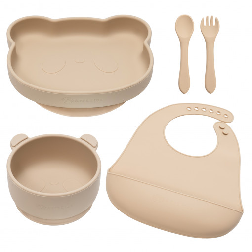Set pentru diversificare Appekids model Panda Bubble Beige