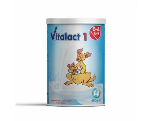 Vitalact 1, formula de lapte praf de la nastere x 400 grame