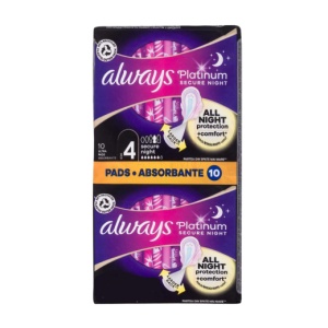 Absorbante Always Platinum Night Duo x 10 bucati