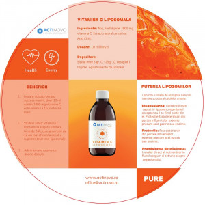 Actinovo Pure Vitamina C Lipozomala x 250ml - Img 4