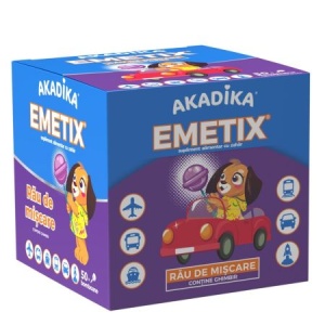 Akadika Emetix acadele impotriva raului de miscare x 50 acadele