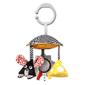 Baby Ono Jucarie agatatoare tip carusel soricel (cod 1678)