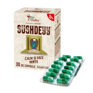 Bio Vitality Sushdeyy calm si pace mintii x 30 capsule